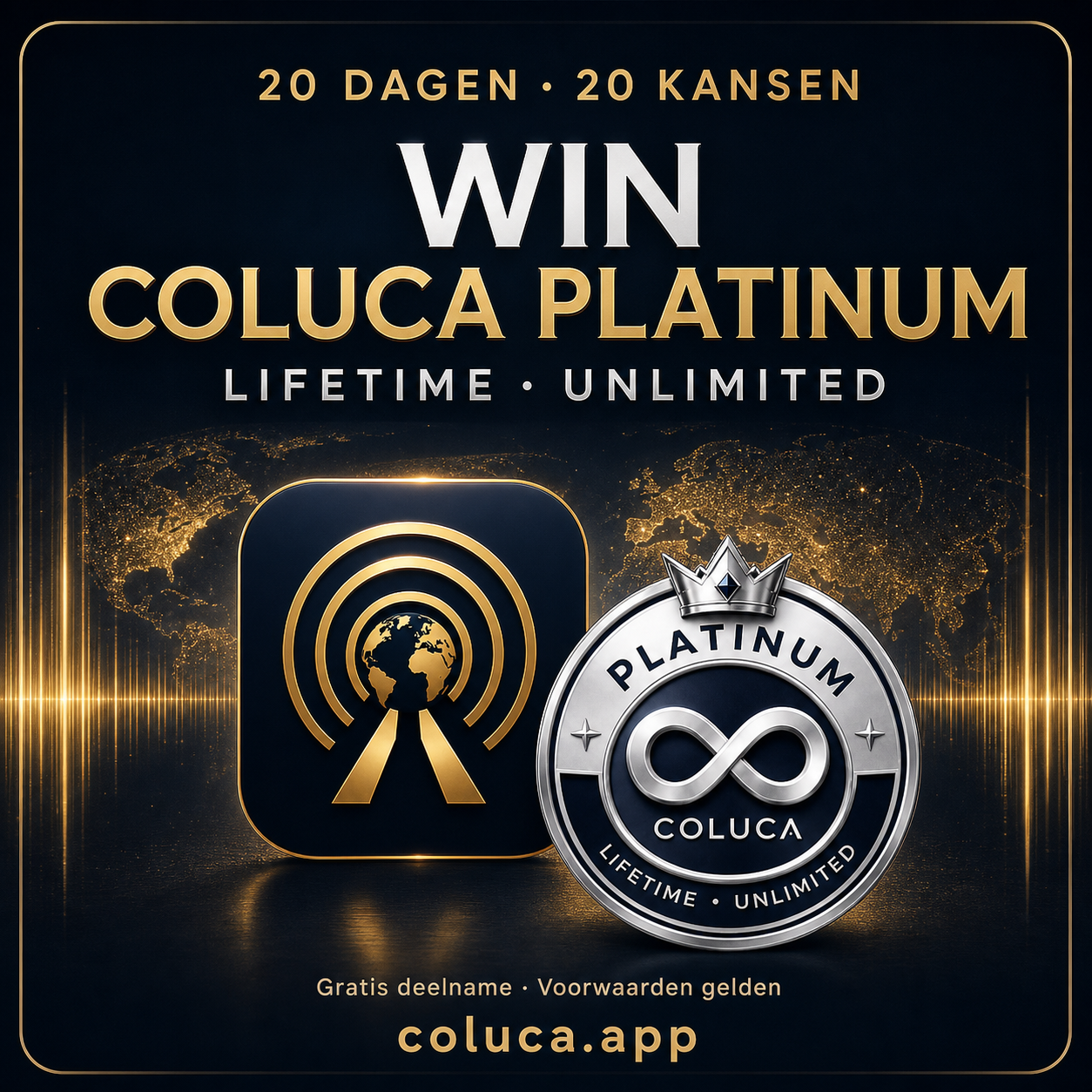 COLUCA Platinum, 20 dagen en 20 kansen